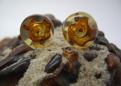 Natural Baltic amber earrings EAR02