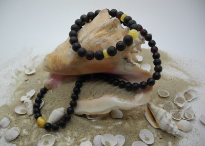 Natural Baltic amber necklace and bracelet SET02