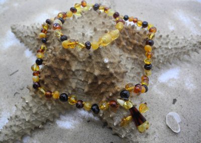 Natural Baltic amber bracelet and necklace BA01