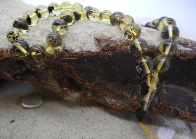 Natural Baltic amber Muslim rosary RO08